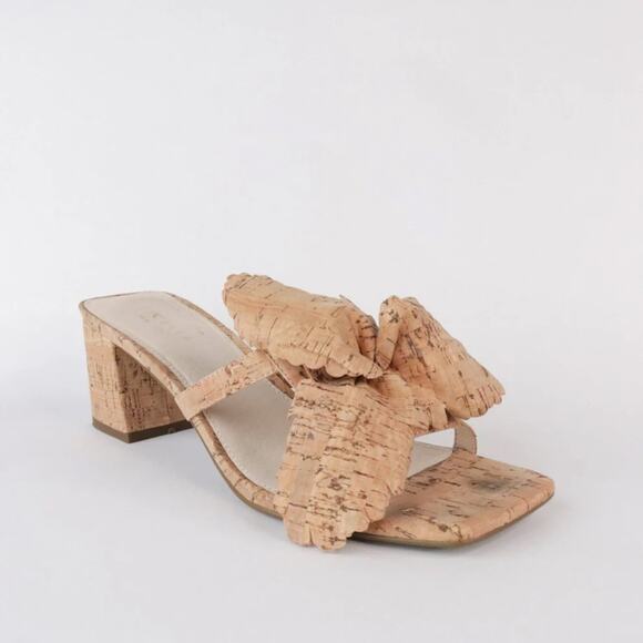 Cecelia Happy Cork Heels - Picture 2 of 7